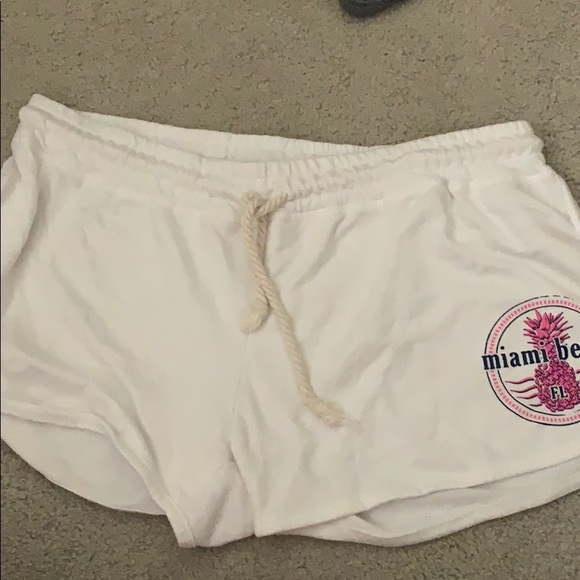 Pants - White Miami Beach Florida shorts!!